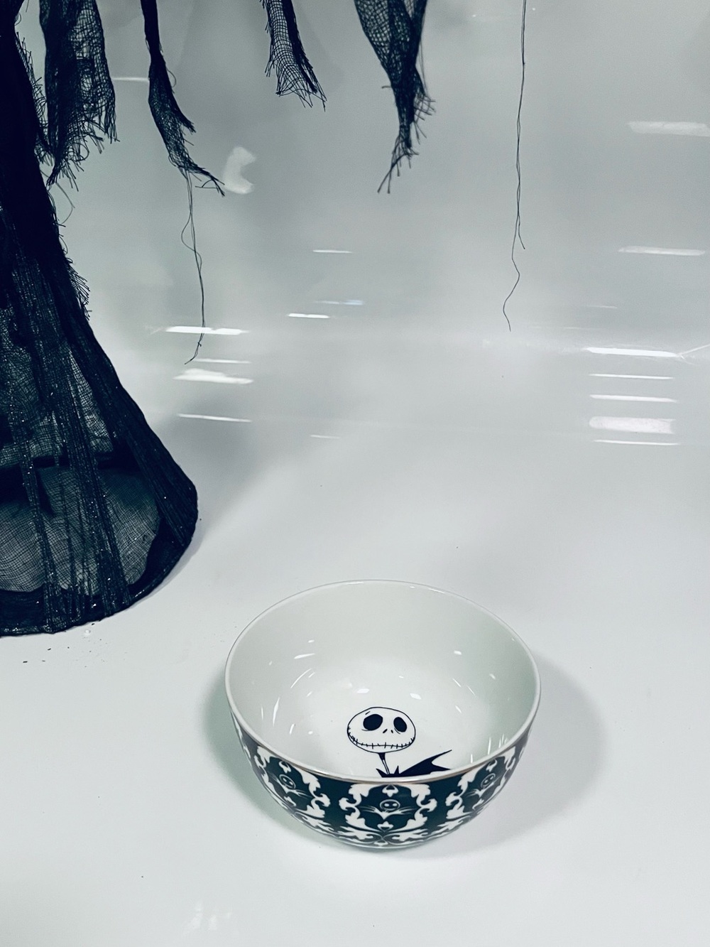 Disney's The Nightmare Before Christmas ceramic bowl with Jack Skellington